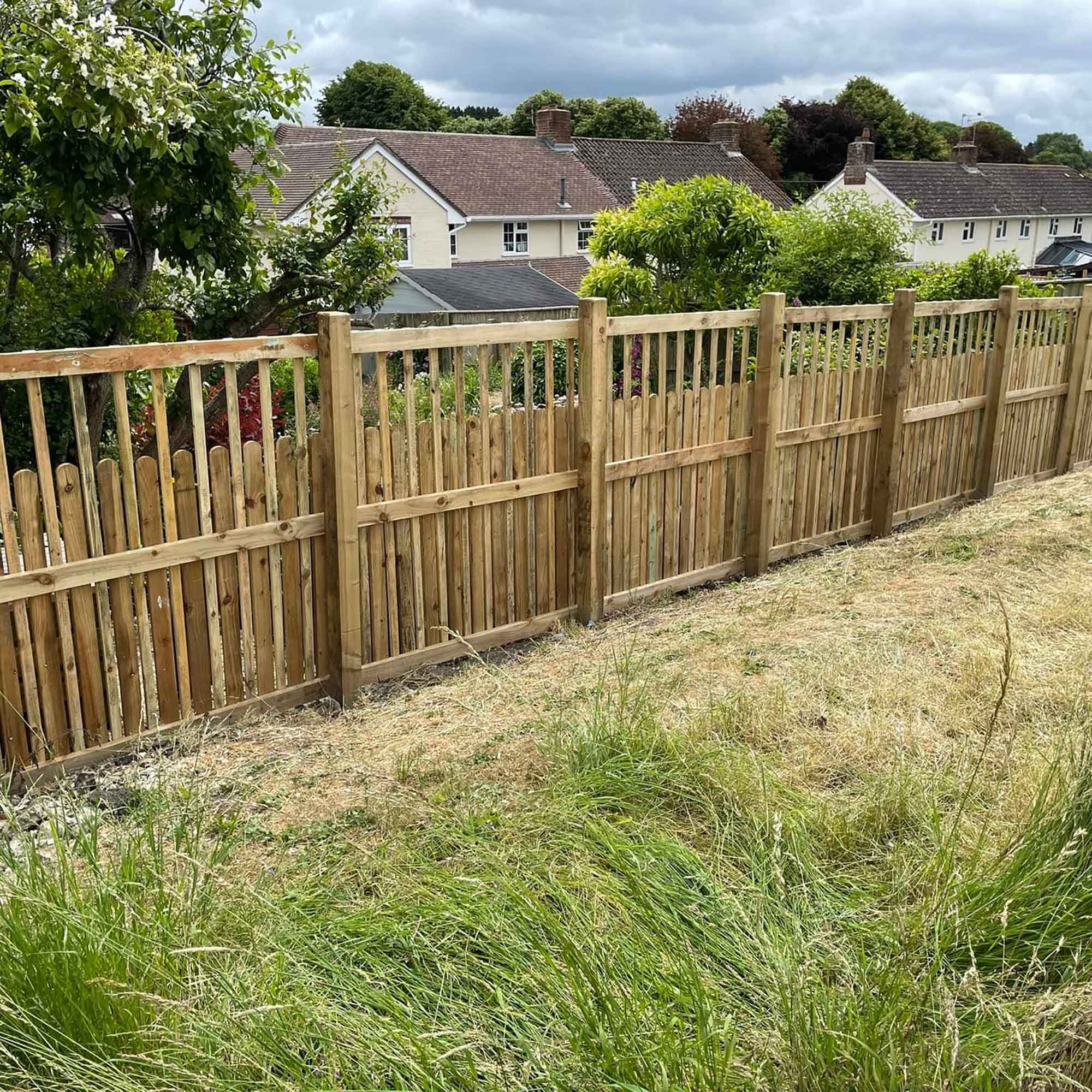 Picket fence installation